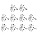 Solar Panel Mid Clamps Bracket Accessories Voltage Middle Clamp End Clamp Photovoltaic Panel Mid Clamp Pressure 10Pcs Panel Mounting Mid Clamp Panel Bracket Mid Clamp Brackets