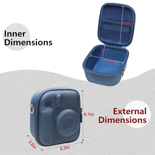 Funda para cámara instantánea Fujifilm Instax Mini azul miniatura 3