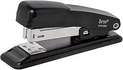 Grampeador de Metal para 20 Folhas 11,5cm Preto, BRW