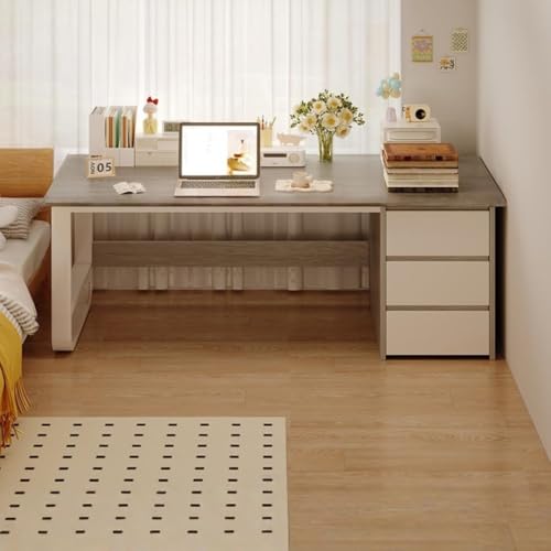 LAJOKING �p�\�R���f�X�N�A�׋����A100/120/140cm�A�����o���t���A���őϋv���̂���ؐ��f�X�N�g�b�v�A���[�X�y�[�X�t���A�g�ݗ��ĊȒP�A�ƒ�A�Q���A���r���O���[���A�I�t�B�X�A�׋������ɓK���Ă��܂� (B,140*50*73.5cm)