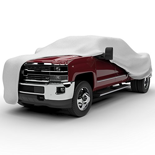 Image of Budge Lite TB-2X Truck Cover Indoor, Dustproof, UV Resistant Truck Cover Fits Full Size Trucks up to 222 inch L x 60 inch W x 56 inch, Gray
