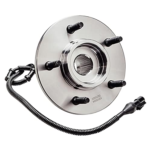 Image of Detroit Axle - 4WD Front 2pc Wheel Bearing Hubs for 97-00 Ford Expedition