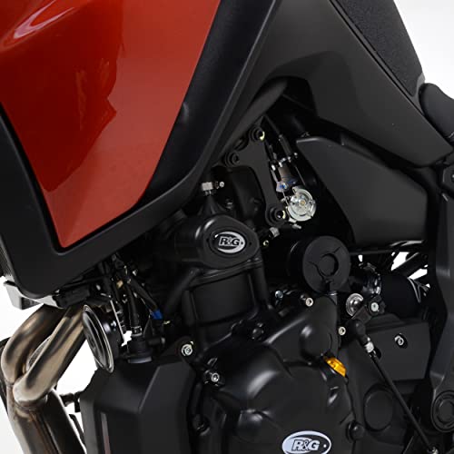 Tampons de protection R&G Racing Aero noir Moto Yamaha Tracer 7 en roadtrip
