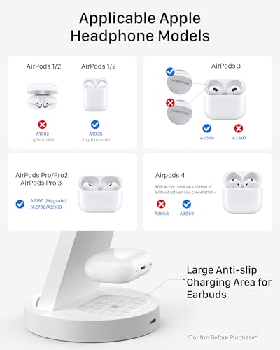 Anlmz 3-in-1 Qi Charging Station (iPhone, Watch, AirPods) — view 5