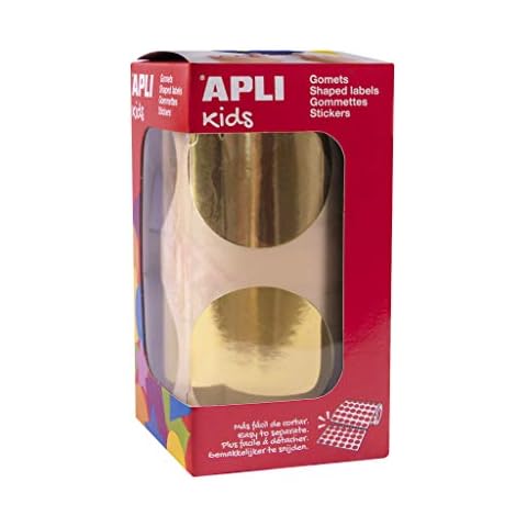APLI 18483 - Gommettes rondes or Cover