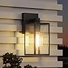 Outdoor Light Fixture Wall Mount LED Exterior lighting fixtures for Outside Front Porch Lights Waterproof Wall Sconce Lantern Lamp Black Coach Lights for House Patio Garage Doorway Entryway