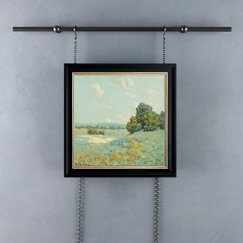 Sistema ajustable para colgar cuadros para obras de arte pesadas, solución segura de decoración de pared para galerías y museos