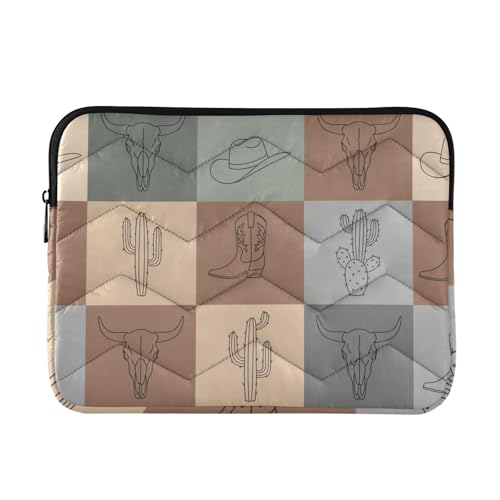 Funda para portátil 13-14 pulgadas, diseño Western miniatura 1