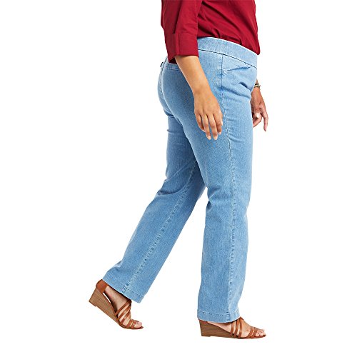 Chic Classic Collection Women's Plus-Size Easy-Fit Elastic-Waist Pull-On Pant2