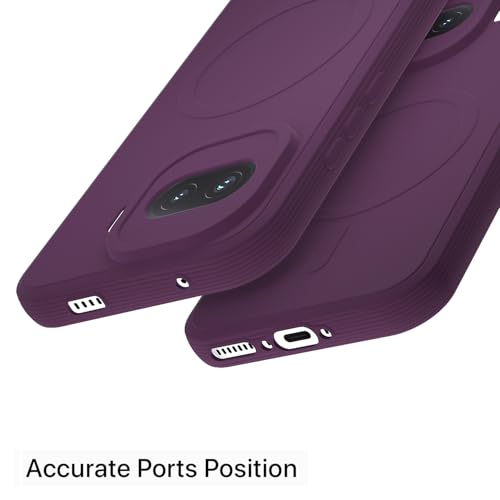 Image of Pikkme Back Cover for iQOO 15R 5G Soft Matte Silicone Mag-Safe Design (Mag-Safe Not Support) Camera Protection | Slim Fit Bumper Cover (Purple)