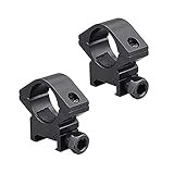 M1SURPLUS Aluminum Mid Height Picatinny Scope Ring Mounts...