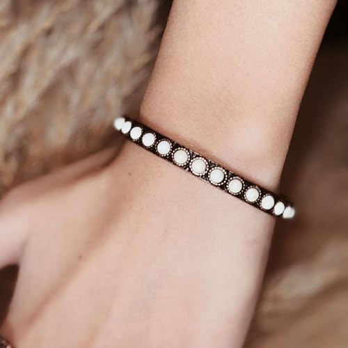 Montana West Rustic Couture's Bohemian Turquoise Cuff Bangle Bracelets for Women Cowgirl3