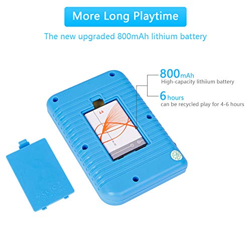 Retro Handheld Game Console With Protector Case, 400 Free Classical FC Games Support for Connecting TV & Two Players, Portable Video Game Gifts for Adults & Kids 8-12 90s Retro Toys