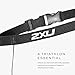 2XU Unisex Race Belt with Loops, black/black, One Size