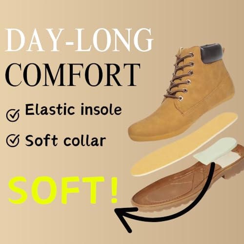 Image of Men's Work Boots Soft Toe - Boots With Slip On Hiking Boots Lightweight Waterproof