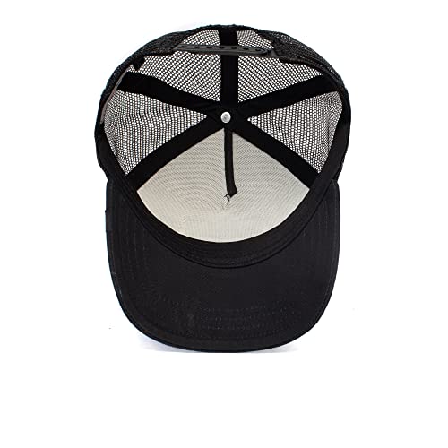 Goorin Bros. The Farm Unisex Original Adjustable Snapback Trucker Hat, Black (The Frenchie), One Size