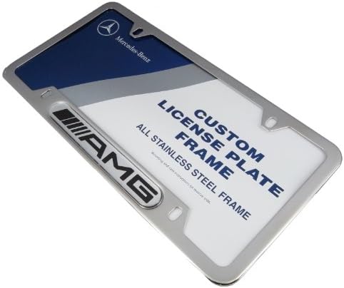 Mercedes Benz AMG Logo Chrome Frame, Stainless Steel