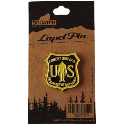 Image of Bigfoot Enamel Lapel Pin - for Fans of Bigfoot and Sasquatch