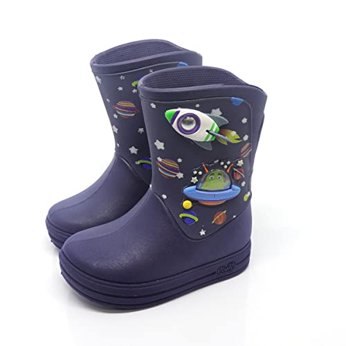 Galocha Acqua Plugt Foguete Espacial Azul Marinho - 29/30