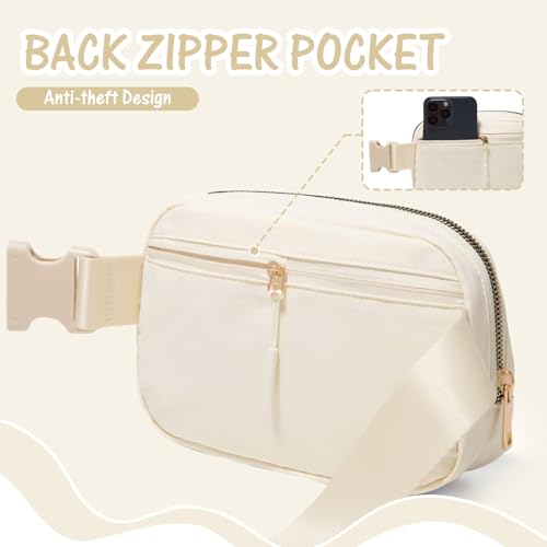 Image of 6 7 8 9 10 11 12 Year Old Girl Gifts Personalized Birthday Gifts for Her Sister Daughter Initial Crossbody Bag Fanny Pack Purse for Teen Girl Gifts Trendy Stuff Preppy Stuff (Ivory-N)