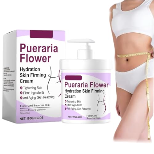 Crema reafirmante para la piel DefyAge Flower Hydration, crema reafirmante para la piel, crema corporal restauradora y nutritiva, crema corporal con colágeno hidratante (1 piezas)