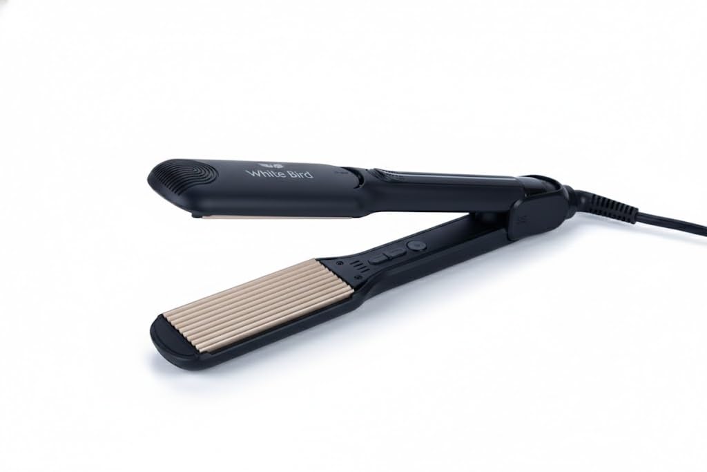 WHITE BIRD || Micro Plus Hair Crimper(N) for Root Volume & Textured Styling | Ceramic Coated Micro Plates with Fast Heat-Up | Professional Salon Hair Styling Tool-image-19