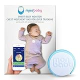 MonBaby Breathing Movement, Rollover & Activity Monitor: Live Tracks Baby's Sleep. Sends Alerts if Pause of Breath or Stomach Sleeping is Detected.