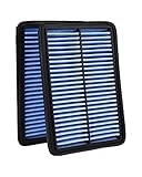 Cartist 2-pcs CA11259 Engine Air Filter - Custom Fit for Mazda 3, 6, CX5 (2012-2022), Automotive