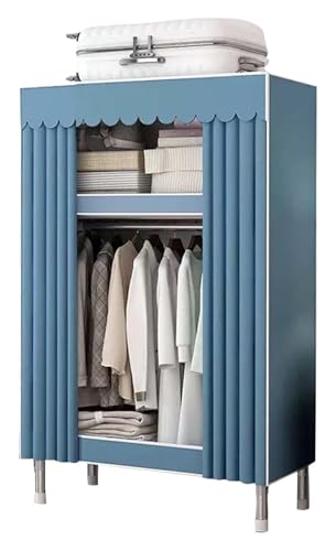 Armoire portable pliable à fermeture éclair penderie en toile beige