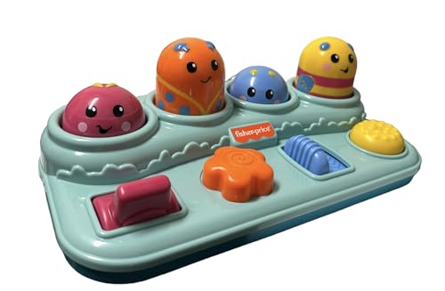 Image of Fisher-Price Brilliant Basics Boppin' Activity Bugs, Pop-Up Infant Toy Development Academic New Version