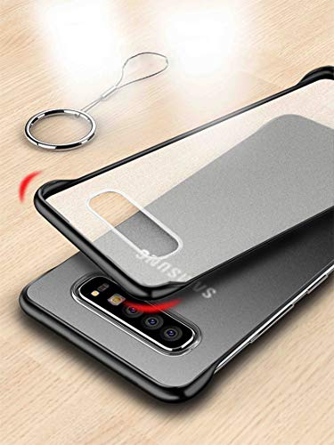 Vaku Luxos Store Vaku Luxos Back Cover Case for Samsung S10 Plus Black - Image 7