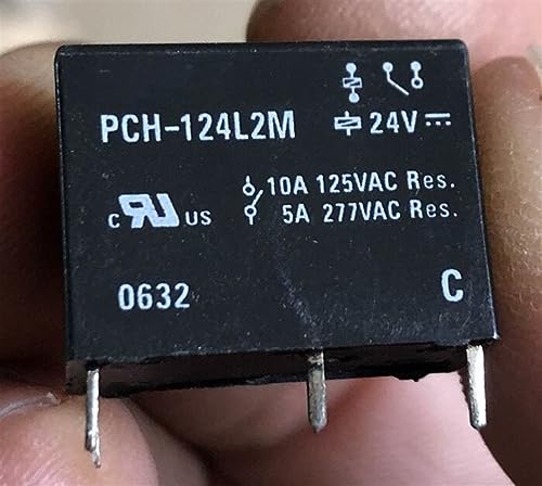 Relé de 4 pines PCH-124L2M con alta capacidad de conmutación de 24V