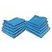 CarCovers [36 Pack] Microfiber Cleaning Cloths Microfiber - Blue Color - Reusable, Washable, and Eco-Friendly! (36)