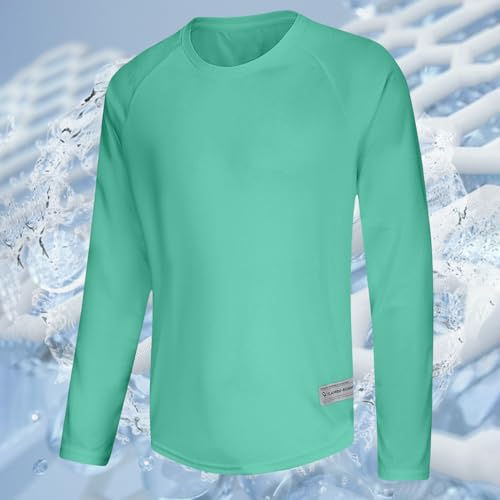 Mens Sun Protection Athletic Tshirts Plus Size UPF 50 Long Sleeve Uv SPF Tops for Fishing, Camping, Hiking Surfing2