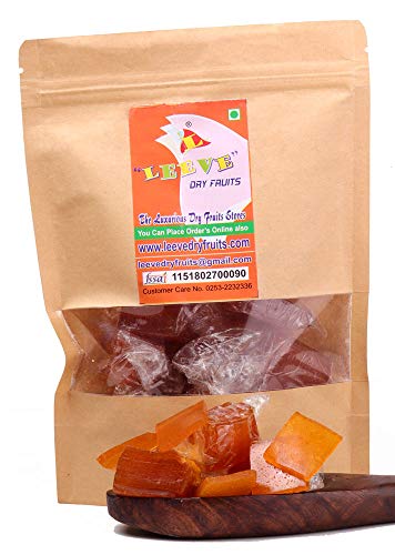 Image of Leeve Raw Mango Bar (Kachha Aam Papad) 200g | Tangy & Chatpata Mango Candy | Traditional Aam Papad | Summer Snack | Kids & Adults Favourite Sweet & Sour Treat