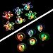 Mikulala 24 PCS LED Light Up Fidget Spinners Rings Christmas Party Favors for Kids 4-8 8-12 Goodie Treat Bag Stuffers Pinata,Birthday Gifts Goodie Bag Stuffers,Glow in The Dark Party Supplies