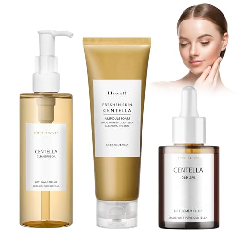 Centella Cleansing Oil+Limpiador Facial+Asiatica Serum, Centella Cleanser