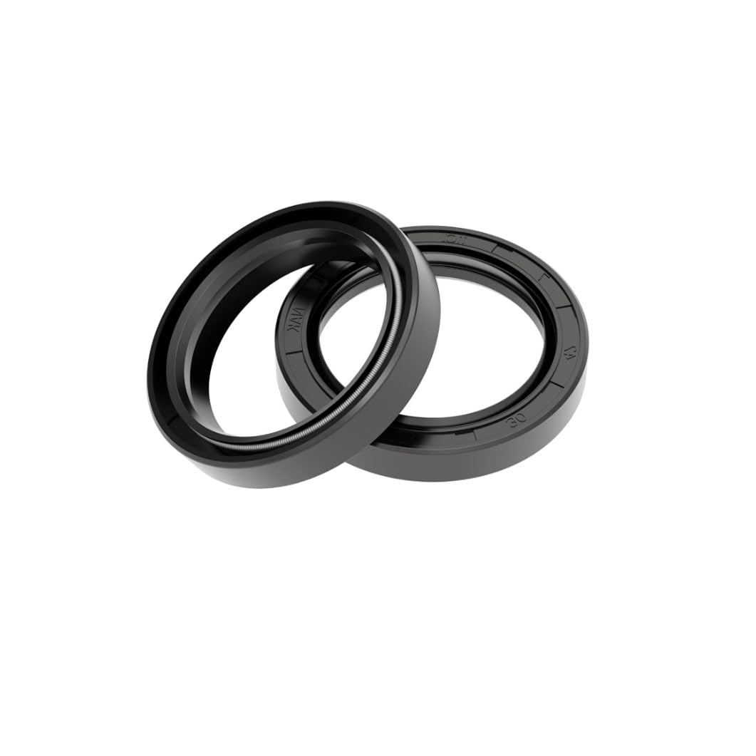 EAI Double Lip Oil Seal - 24mm X 35mm X 7mm Nitrile Rubber With Spring