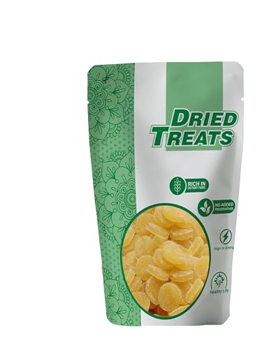 Image of Dried Treats Dried Fruits Nuts And Seeds (Dried Pineapple Coin, 200 Gm)