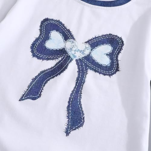 Image of Ayzozuy Kid Girl Clothes Shorts Set 2 Piece Outfits Summer Casual Short Sleeve Top and Shorts Set for Girls 4-7