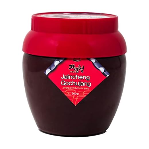 Korean KF Village Red Pepper Paste(Gochujang) Chili Paste Bibimbap Sauce Traditional Korean Taste 17.64oz (500g) 재래식 제조 고추장