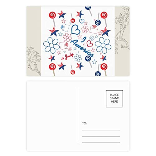 Carte postale de fleur et motifs amour pour accompagner vos cadeaux et bouquets de Merci