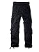 Women's Cotton Casual Military Army Cargo Combat Work Pants with 8 Pocket Black US 4