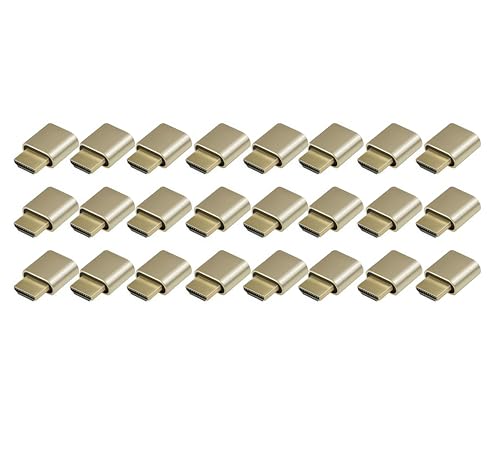 ADWITS 1-Pack 4K 2K 1080 P 30 Hz à 60 Hz Soutien HDMI Affichage Émulateur DDC EDID Headless Ghost Moniteur Adaptateur Dummy Plug, Nouvelle Version Le Plus...