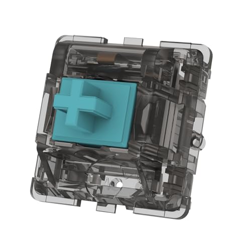 Image of DUROCK T1 Tactile Keyboard Switches, 5 Pins Switches for Mechanical Keyboards with Special Tactile Stem, 67g Mechanical Keyboards Switches (T1 Smokey 67g, 90pcs)