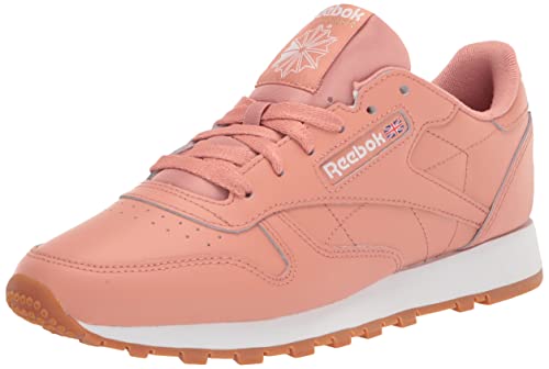 Image of Reebok Women's Classic Leather Sneaker, Reefresh Canyon Coral /White, 8