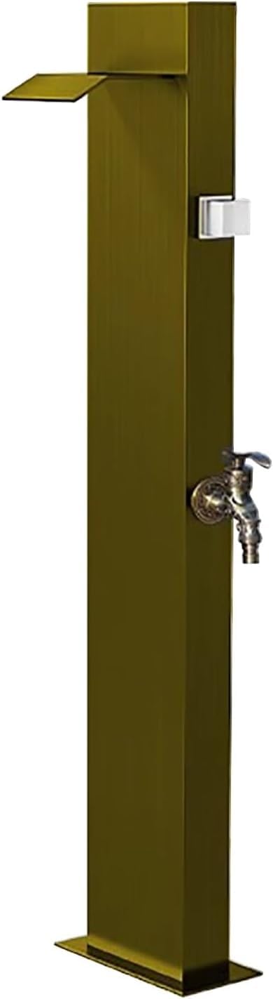 Epano Green Lxxw Outdoor Faucet Water Column Freestanding Column Faucet, Outdoor Anti-Freeze Water Pipe Vertical Watering Fountain Irrigation Post(Green)