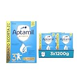 APTAMIL 3 - Latte in Polvere per Bambini dal 12° mese - 3600 grammi (3 confezioni da 1200g)