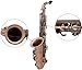 ammoon Profesional Red Bend Bronce Eb E-flat Alto saxofón Abulón Shell Dominante...