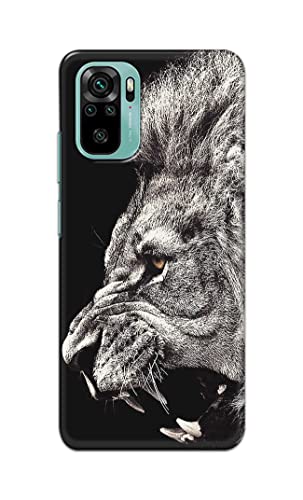 Image of Roaring Lion Hard Back Case Cover for Redmi Note 10, Redmi Note 10S Back Cover -(J5) VNS2225